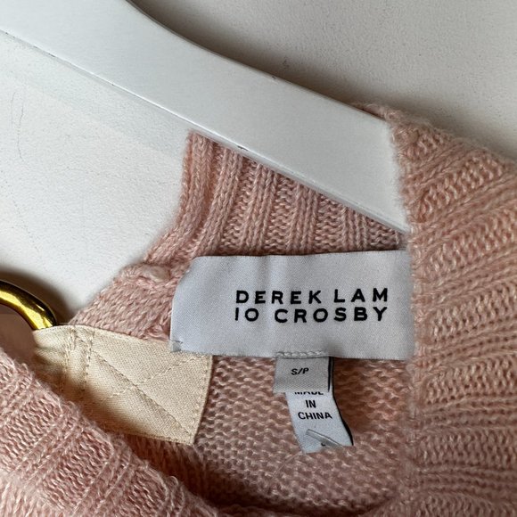 Derek Lam 10 Crosby Peach Cashmere Tie Back Sweater - Picture 6 of 7